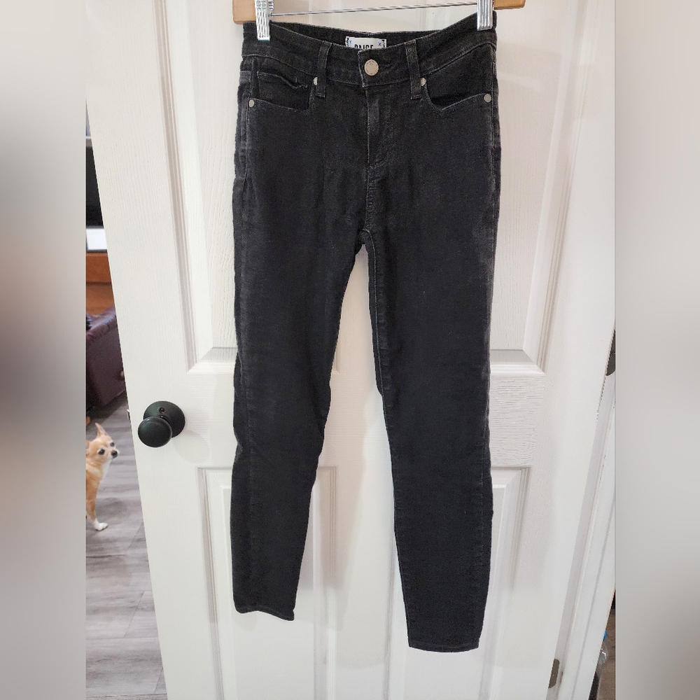 PAIGE Black Denim Jeans! Excellent Condition.
